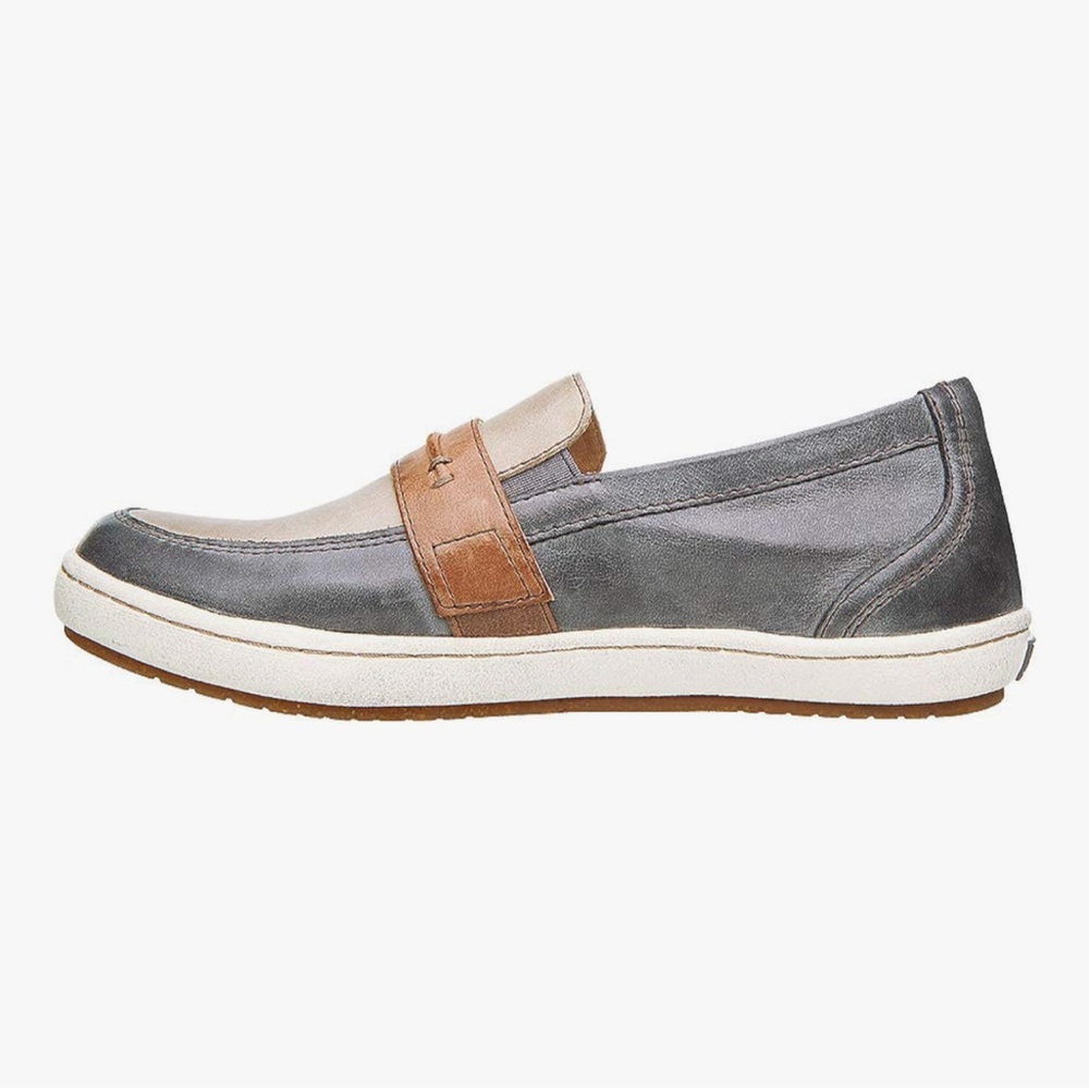 Taos Footwear Upward Steel/Taupe Women’s Leather Loafers, NEW, Size 9 - Picture 8 of 10